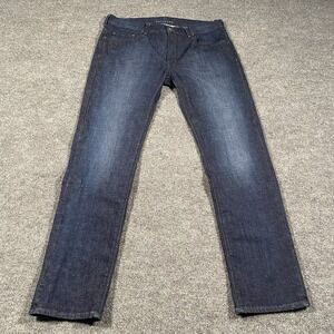 Mott & Bow Slim Crosby Jeans Mens 34x32 Faded Blue Stretch Denim Classic Style